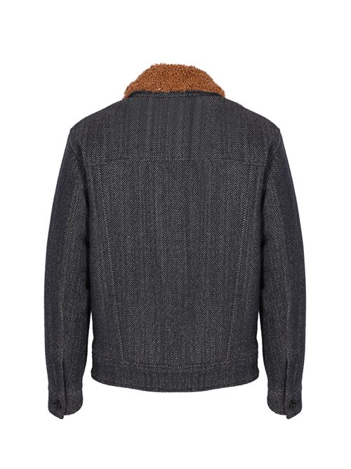 Giubbotto in cotone effetto denim DONDUP | UJ979 OF0195 XXX890